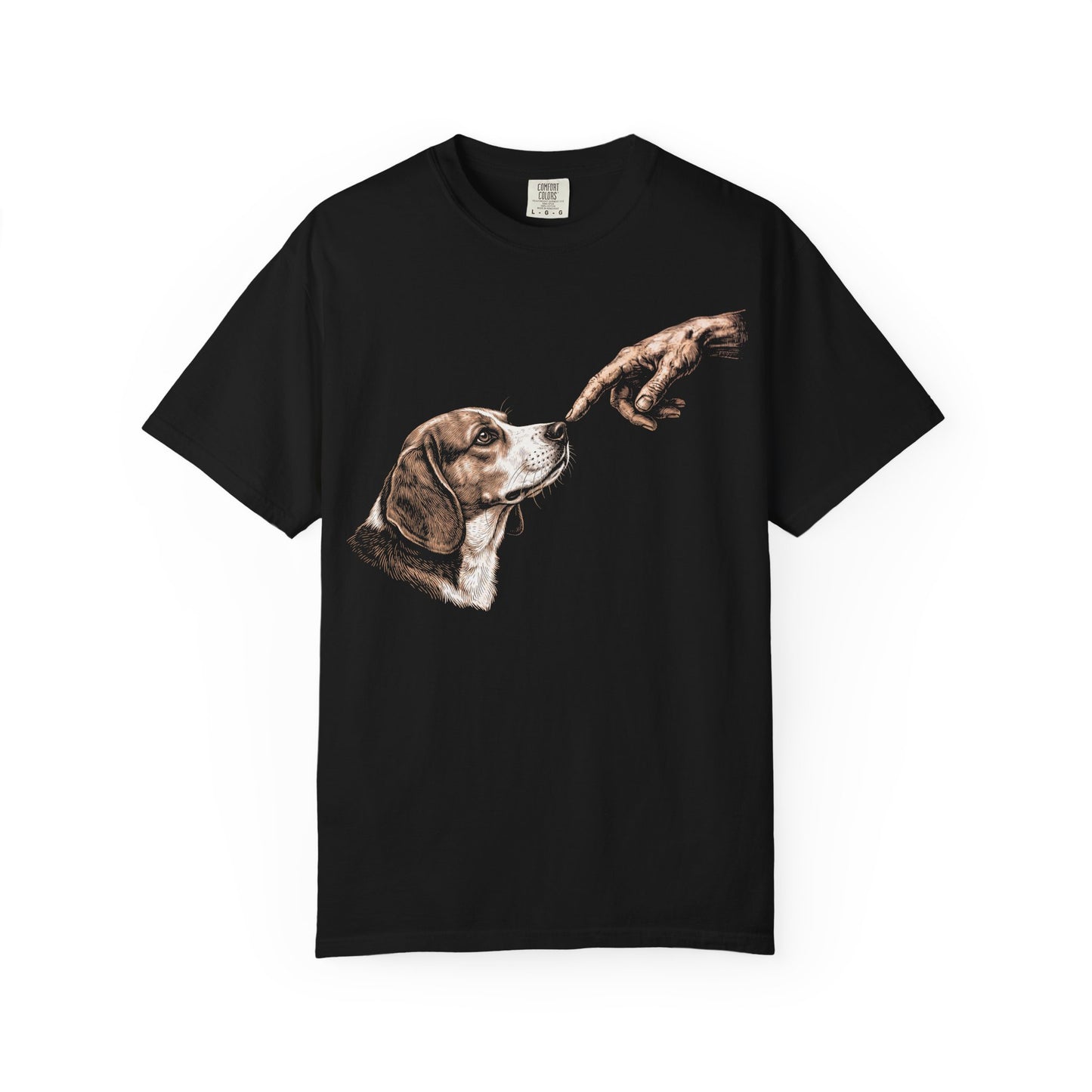 The Big Boop Beagle T-Shirt in Black from When Dogs Fly