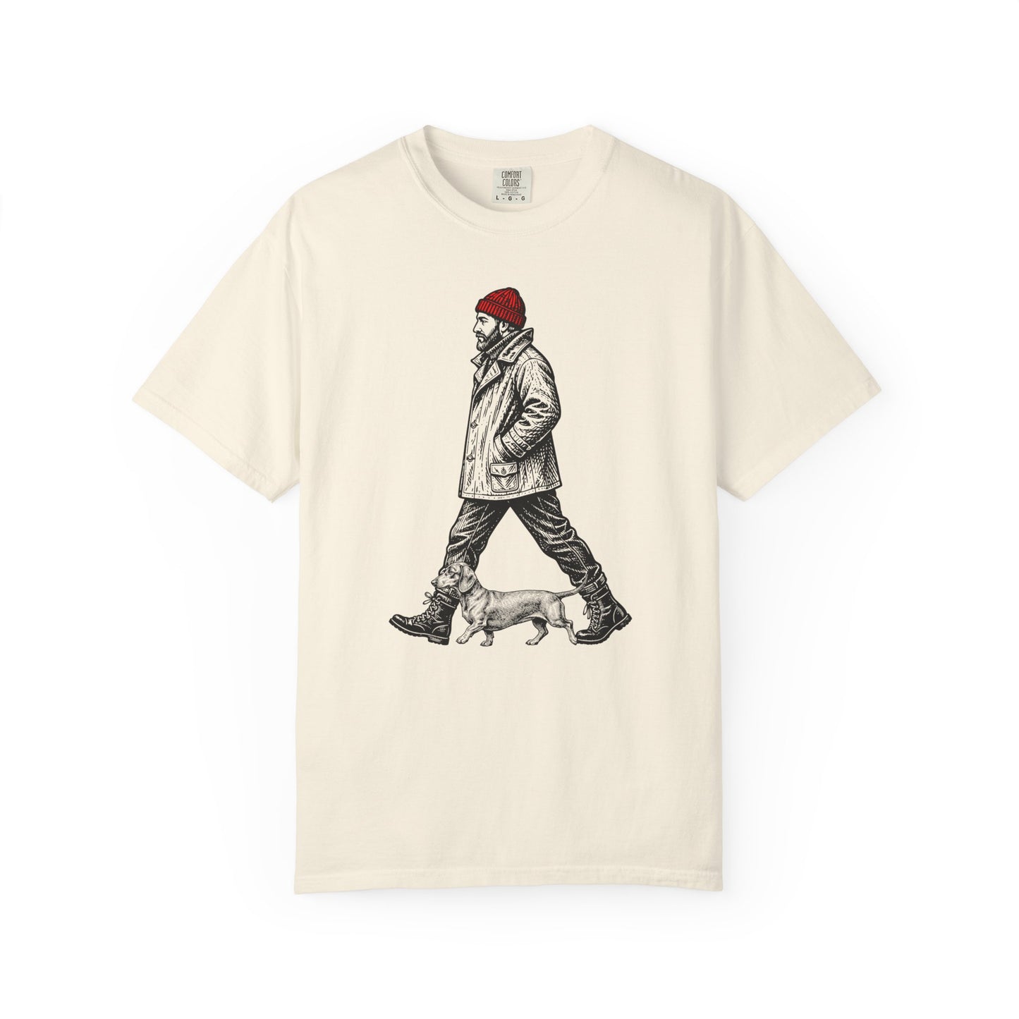 Good Company Vintage Dachshund T-Shirt in Ivory from When Dogs Fly