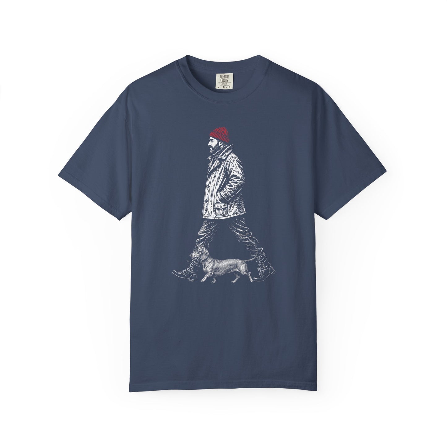 Good Company Vintage Dachshund T-Shirt in Midnight from When Dogs Fly