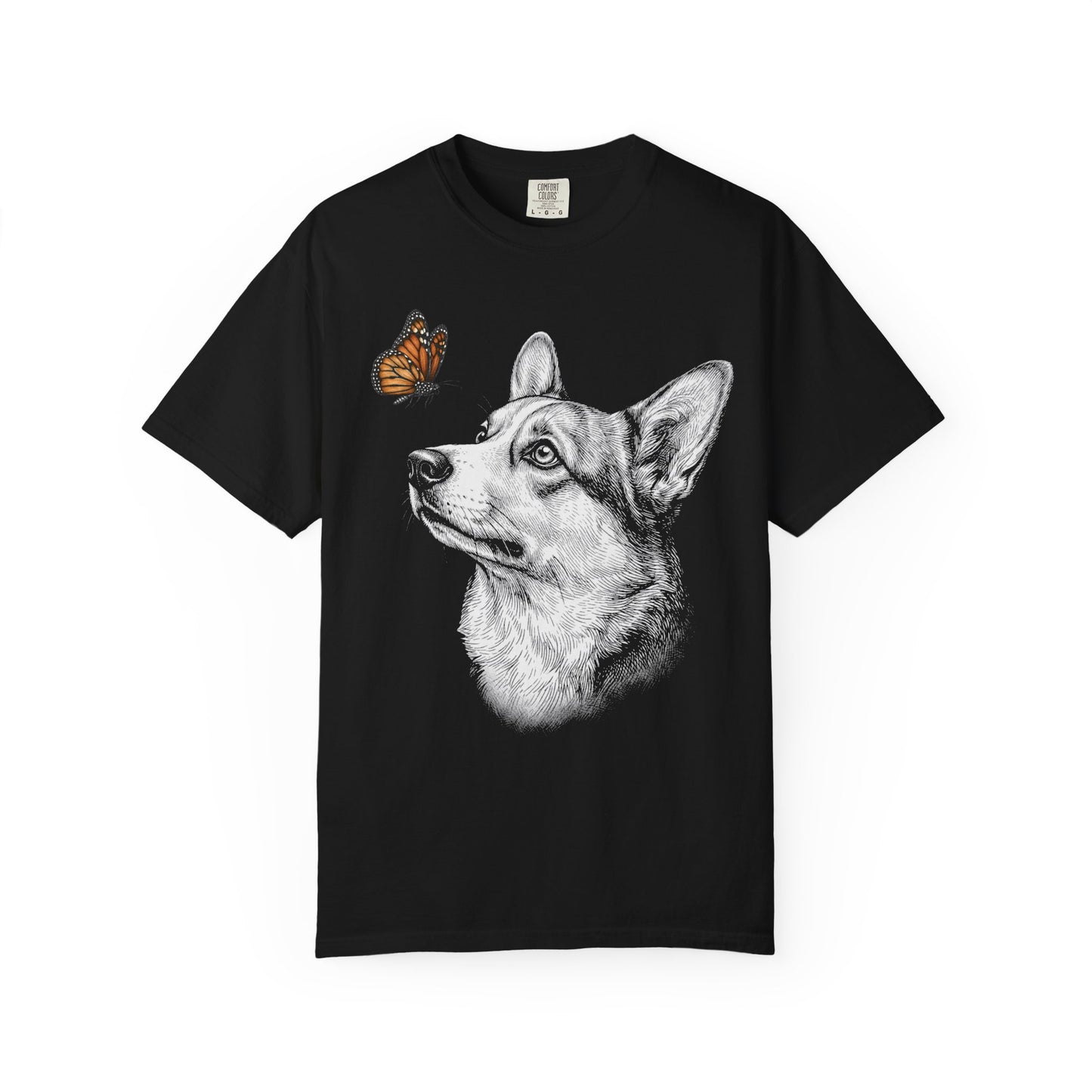 Hello Butterfly Corgi T-Shirt