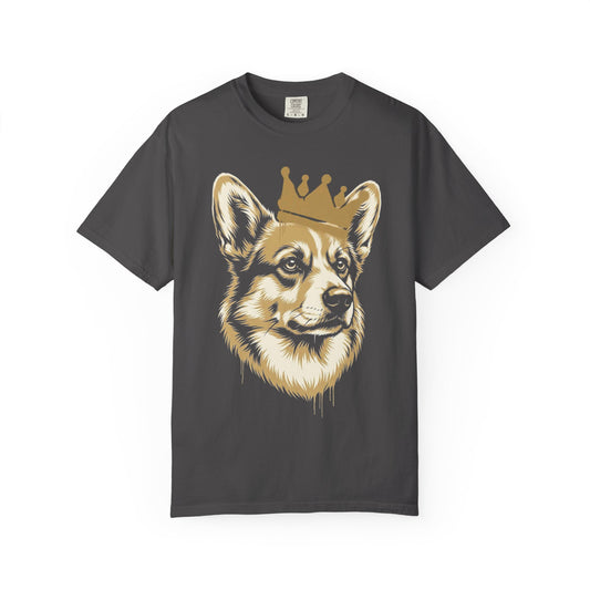 Long Live the Corgi T-Shirt in Graphite from When Dogs Fly