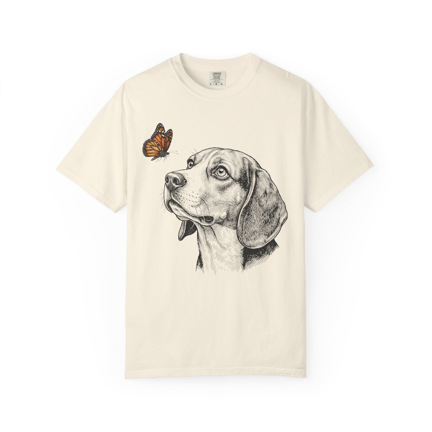 Hello Butterfly Beagle T-Shirt