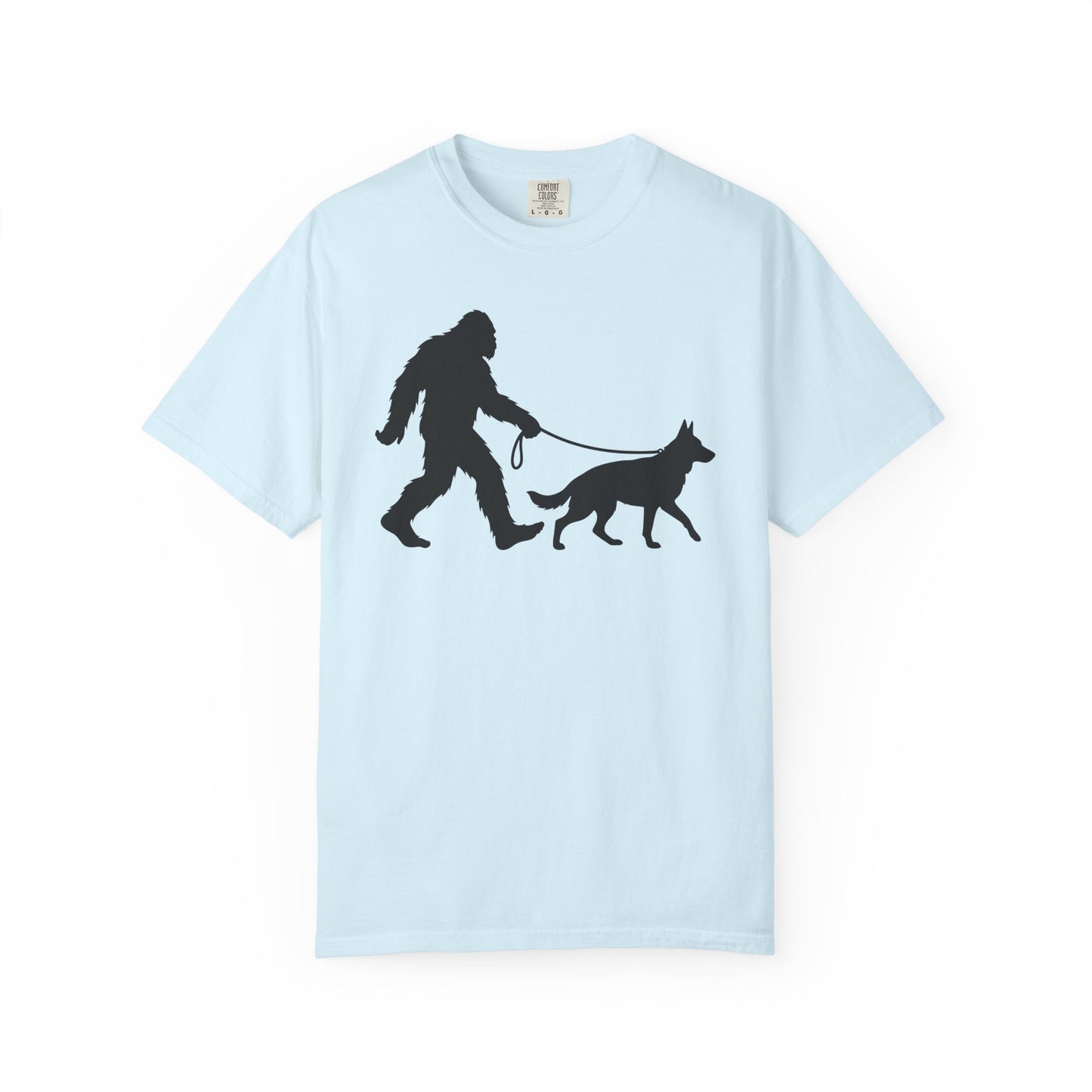 Bigfoot's German Shepherd T-Shirt in Chambray from When Dogs Fly