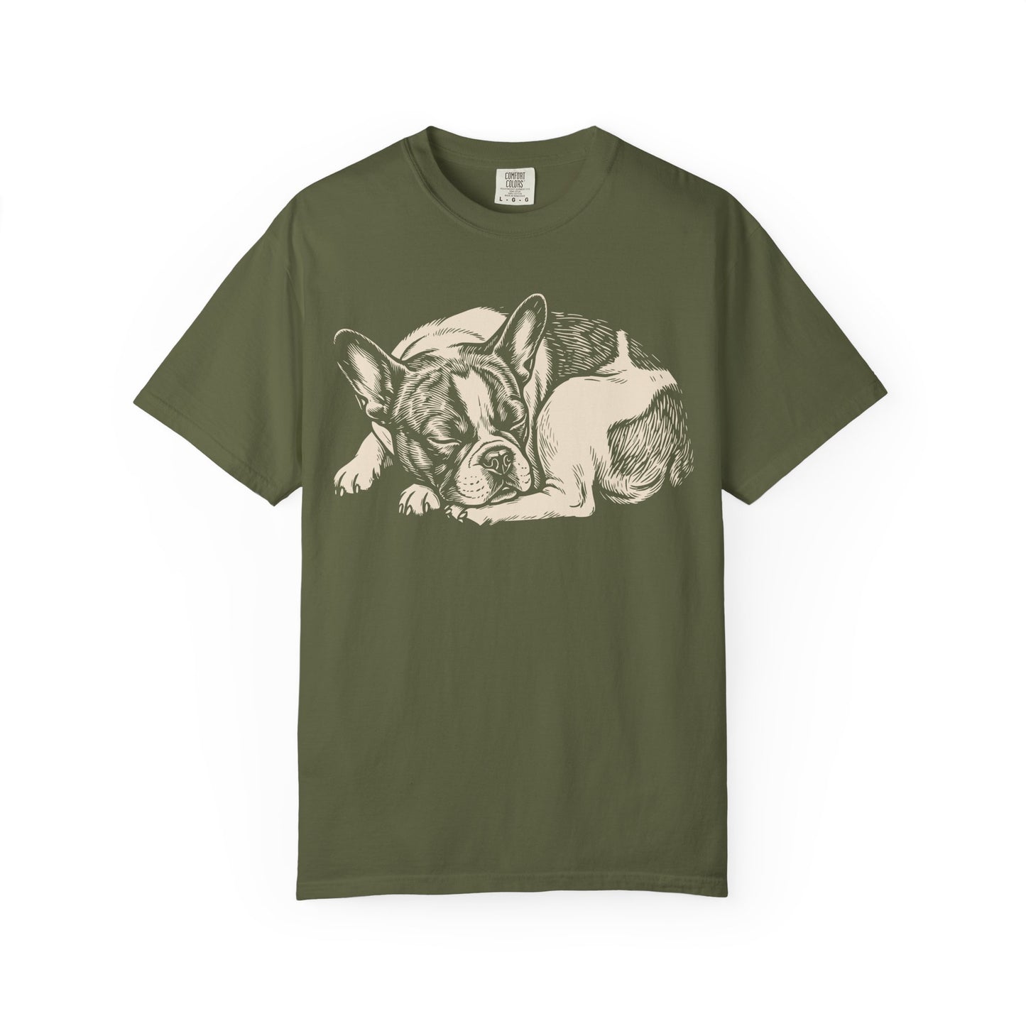 Cozy Nap Time French Bulldog T-Shirt from When Dogs Fly