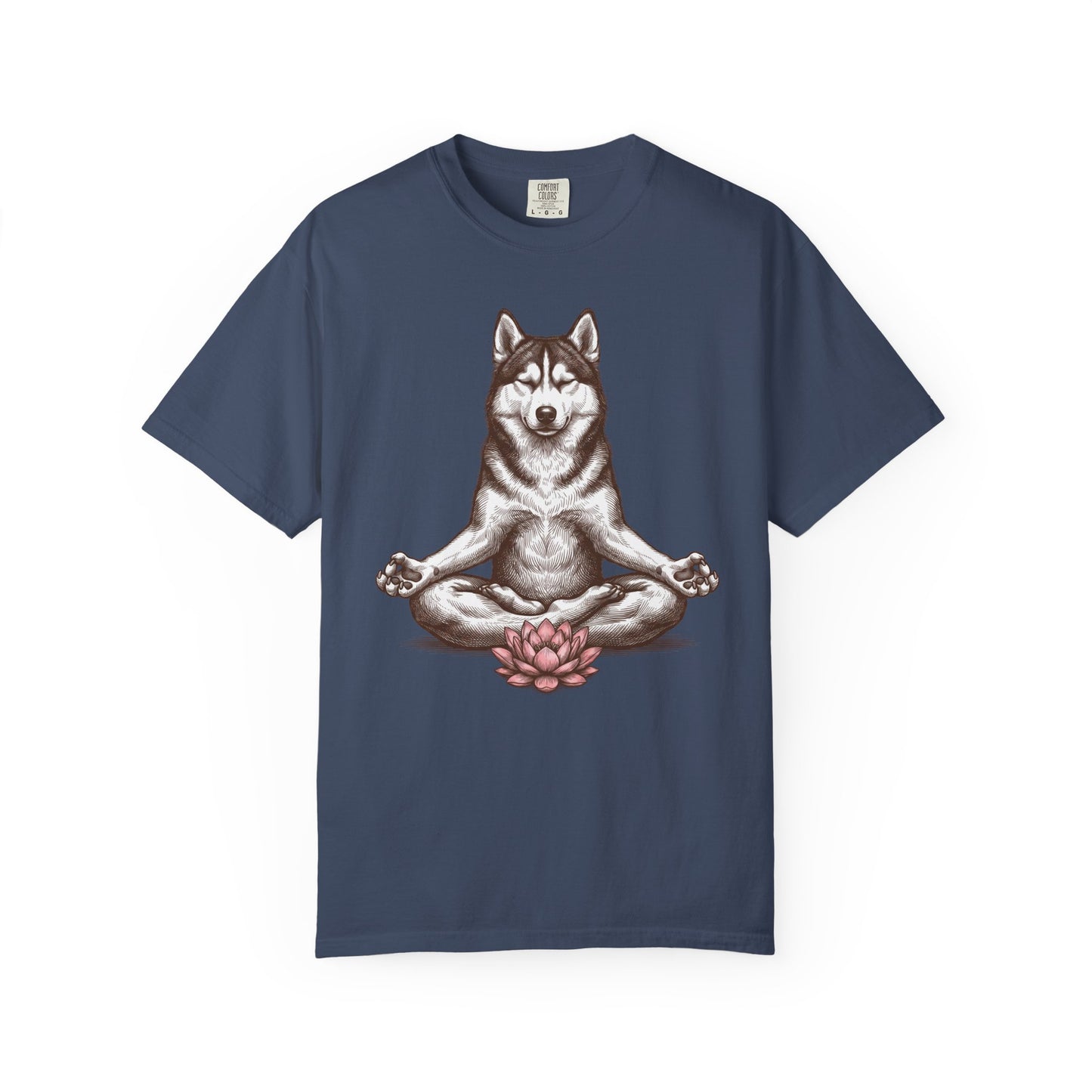 Siberian Husky State of Mind T-Shirt in Midnight from When Dogs Fly
