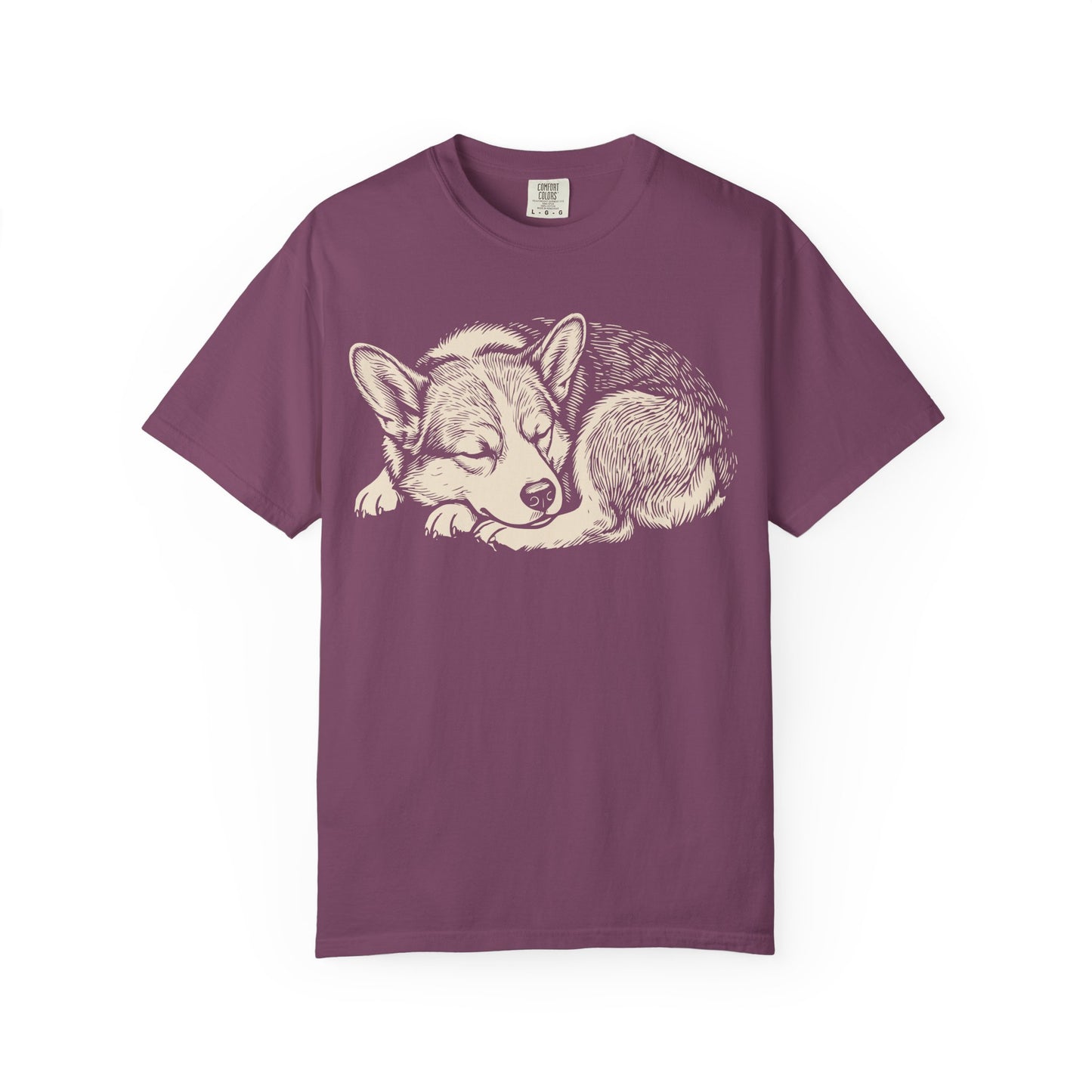 Cozy Nap Time Corgi T-Shirt from When Dogs Fly