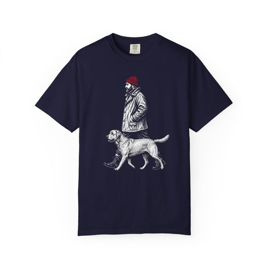 Good Company Vintage Labrador Retriever T-Shirt in True Navy from When Dogs Fly