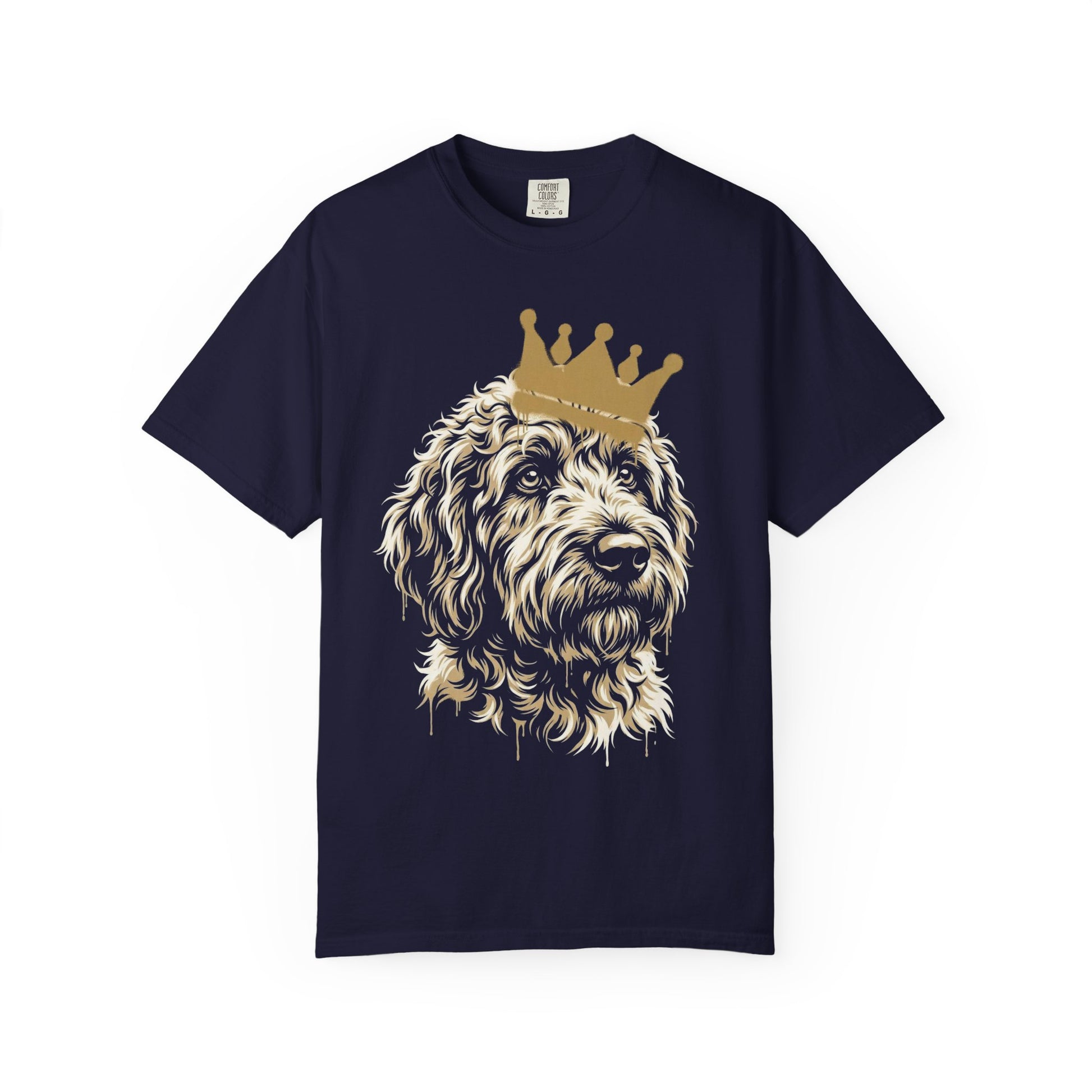 Long Live the Labradoodle T-Shirt in True Navy from When Dogs Fly