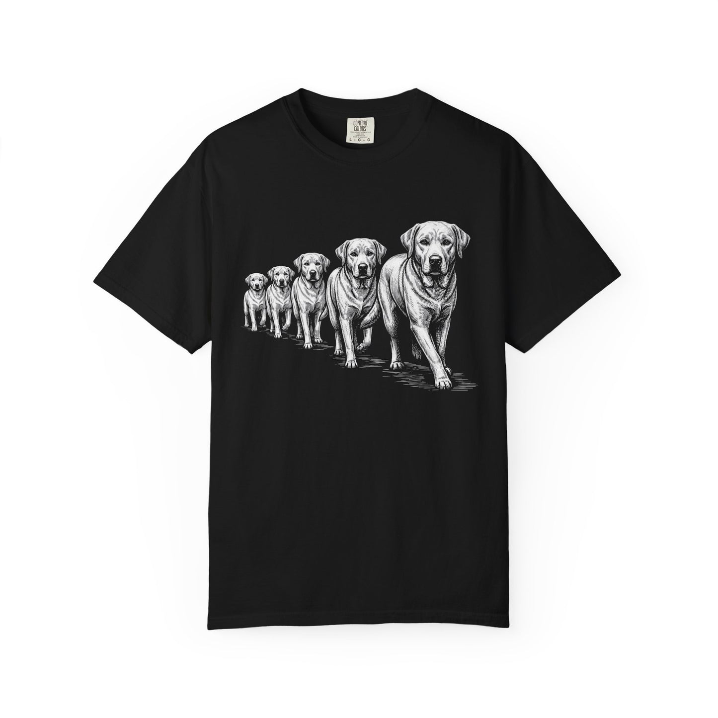 Marching Labrador Retrievers T-Shirt