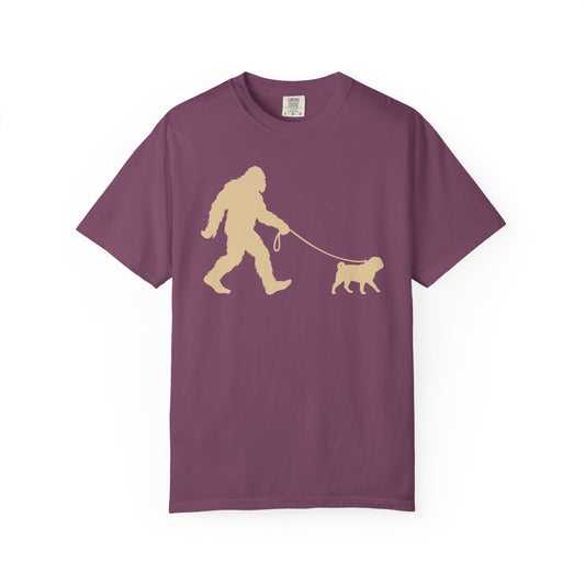 Bigfoot's Pug T-Shirt in Berry from When Dogs Fly