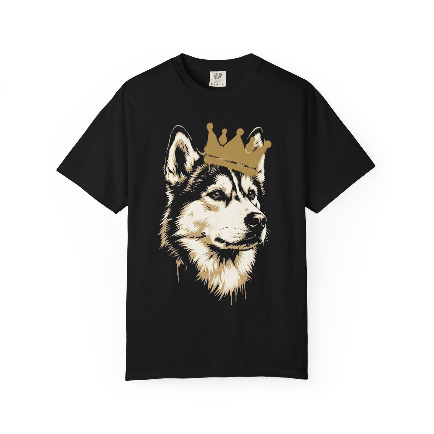 Long Live the Siberian Husky T-Shirt in Black from When Dogs Fly
