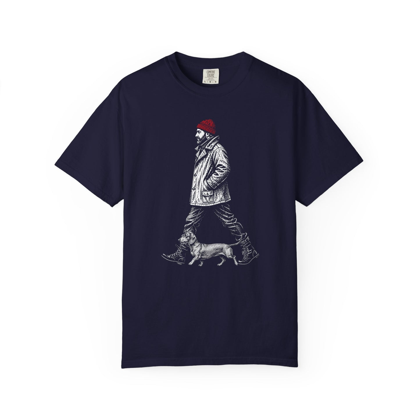 Good Company Vintage Dachshund T-Shirt in True Navy from When Dogs Fly