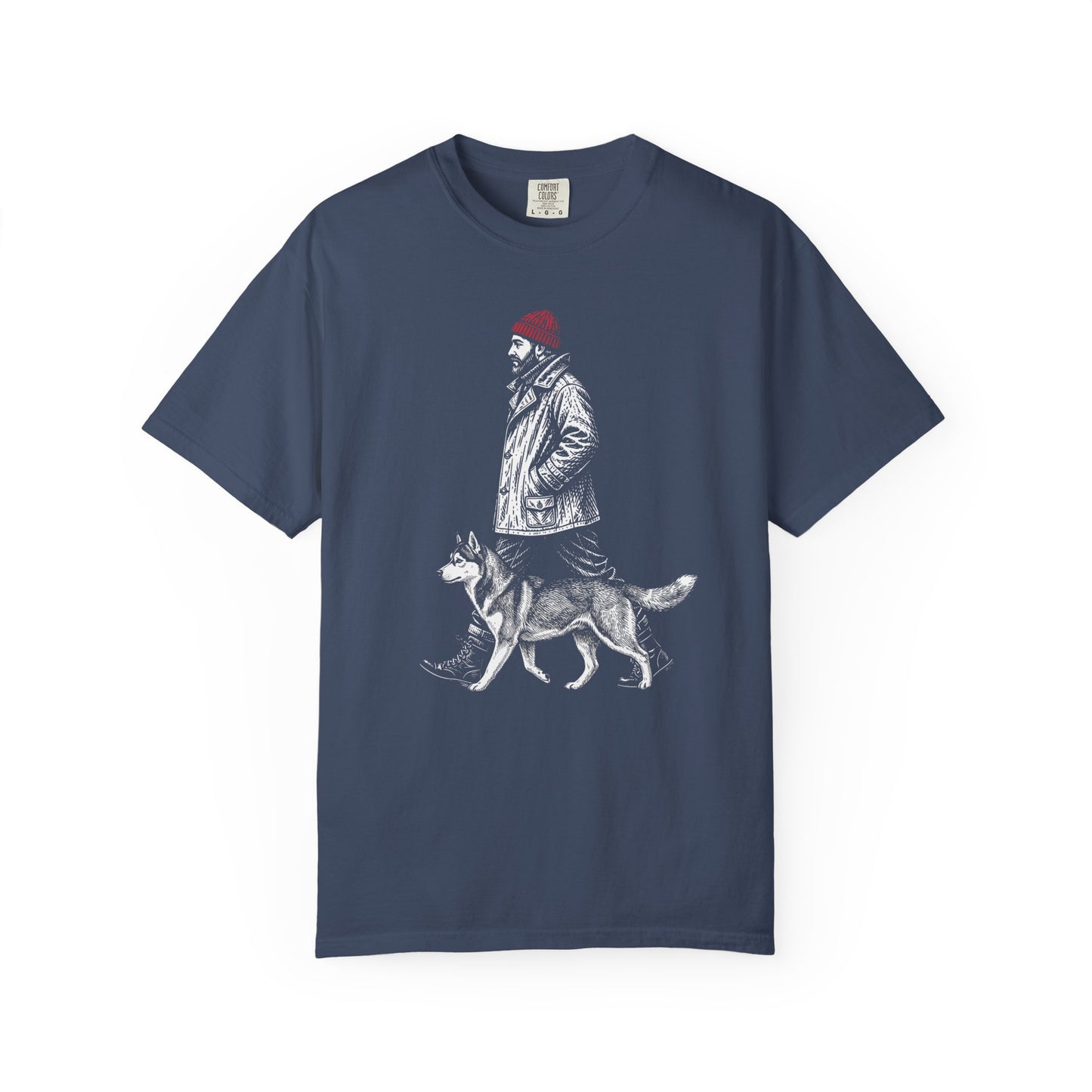 Good Company Vintage Siberian Husky T-Shirt in Midnight from When Dogs Fly