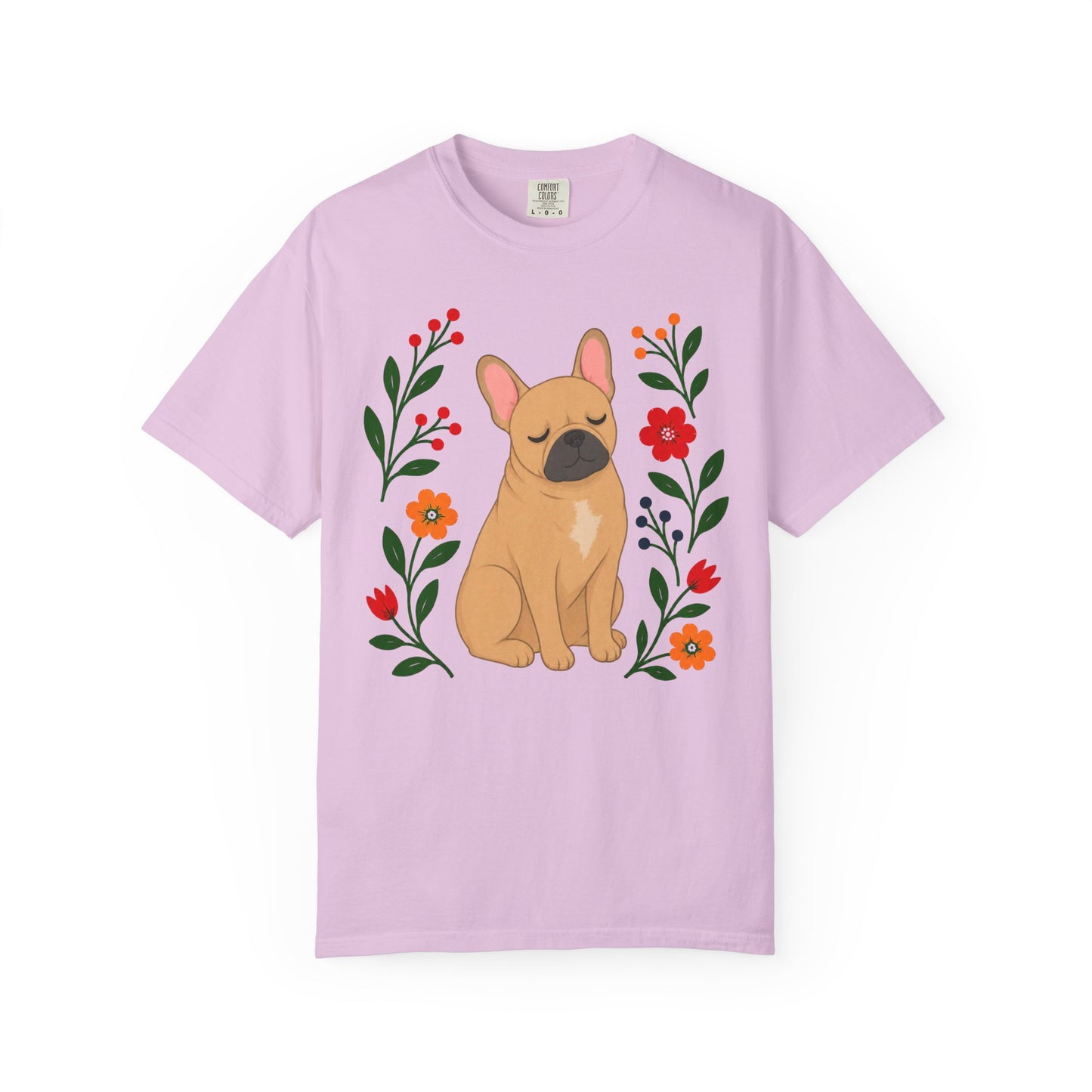 Wildflower Daydreaming French Bulldog T-Shirt