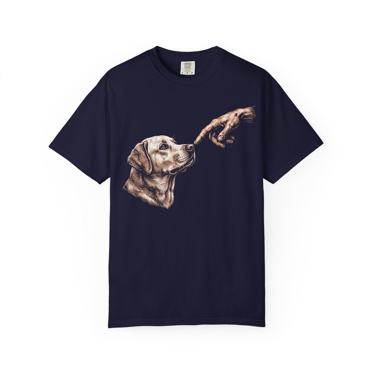 The Big Boop Labrador Retriever T-Shirt in True Navy from When Dogs Fly