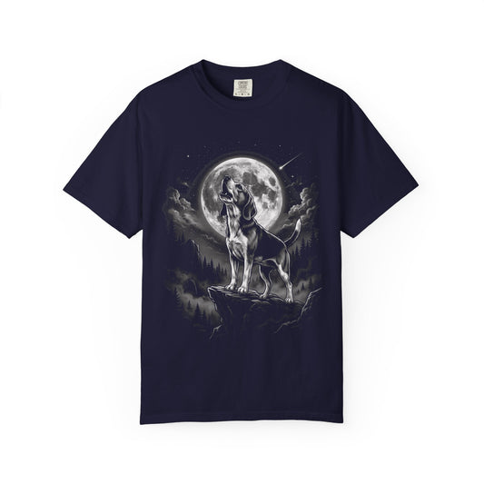 Born to Howl Beagle T-Shirt in True Navy from When Dogs Fly