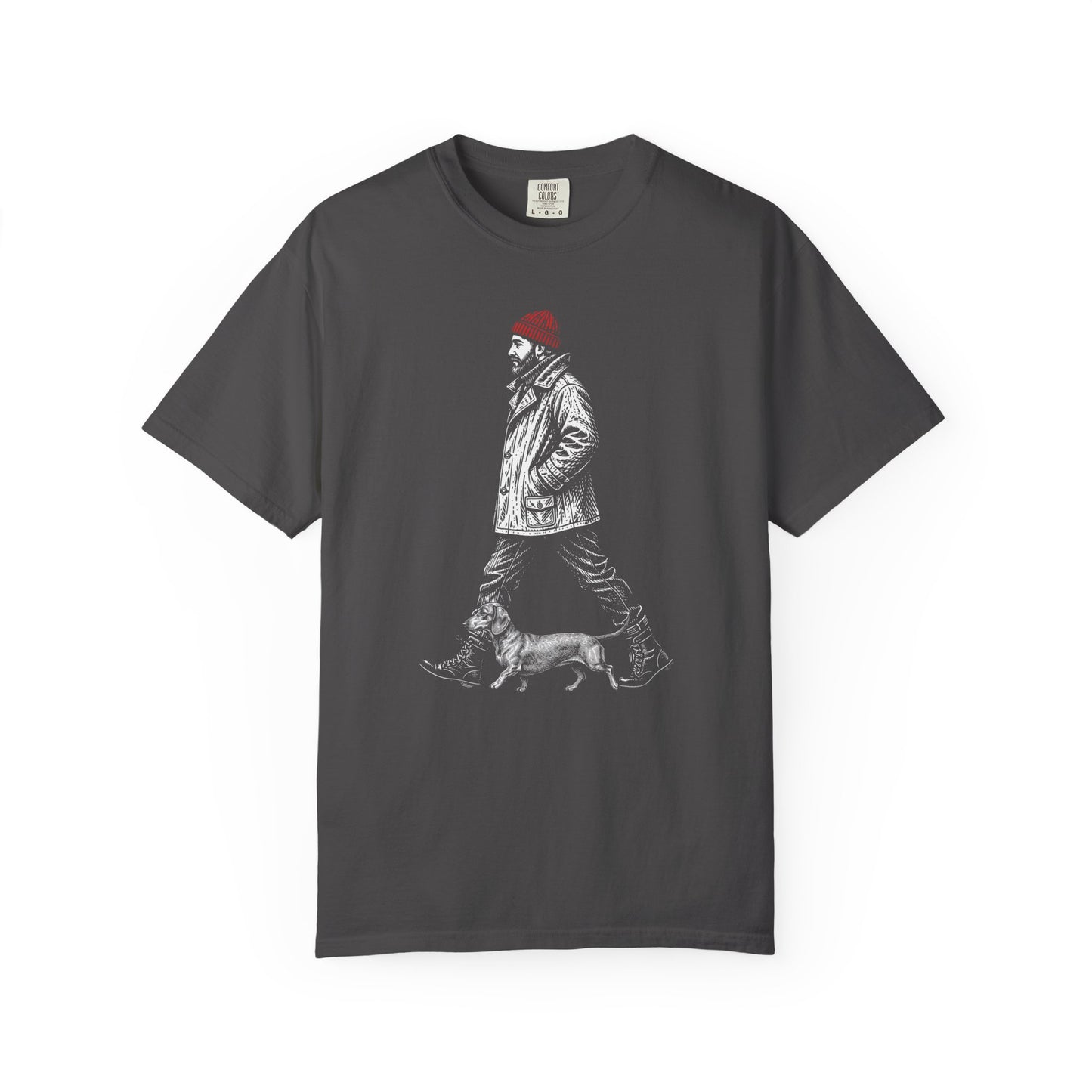 Good Company Vintage Dachshund T-Shirt in Graphite from When Dogs Fly
