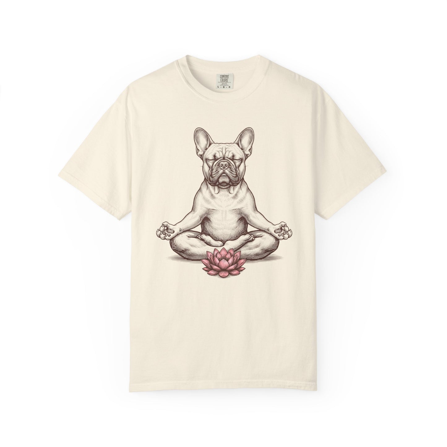 French Bulldog State of Mind T-Shirt in Ivory from When Dogs Fly