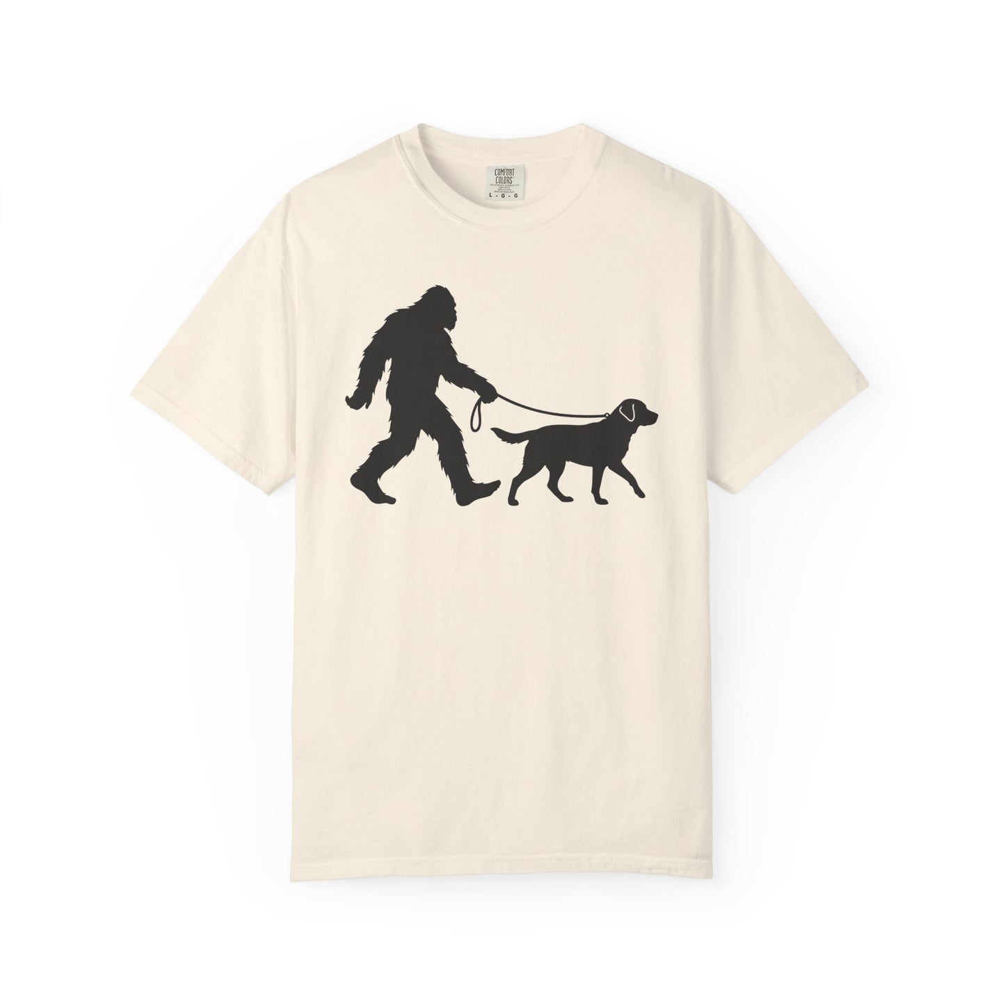Bigfoot's Labrador Retriever T-Shirt in Ivory from When Dogs Fly