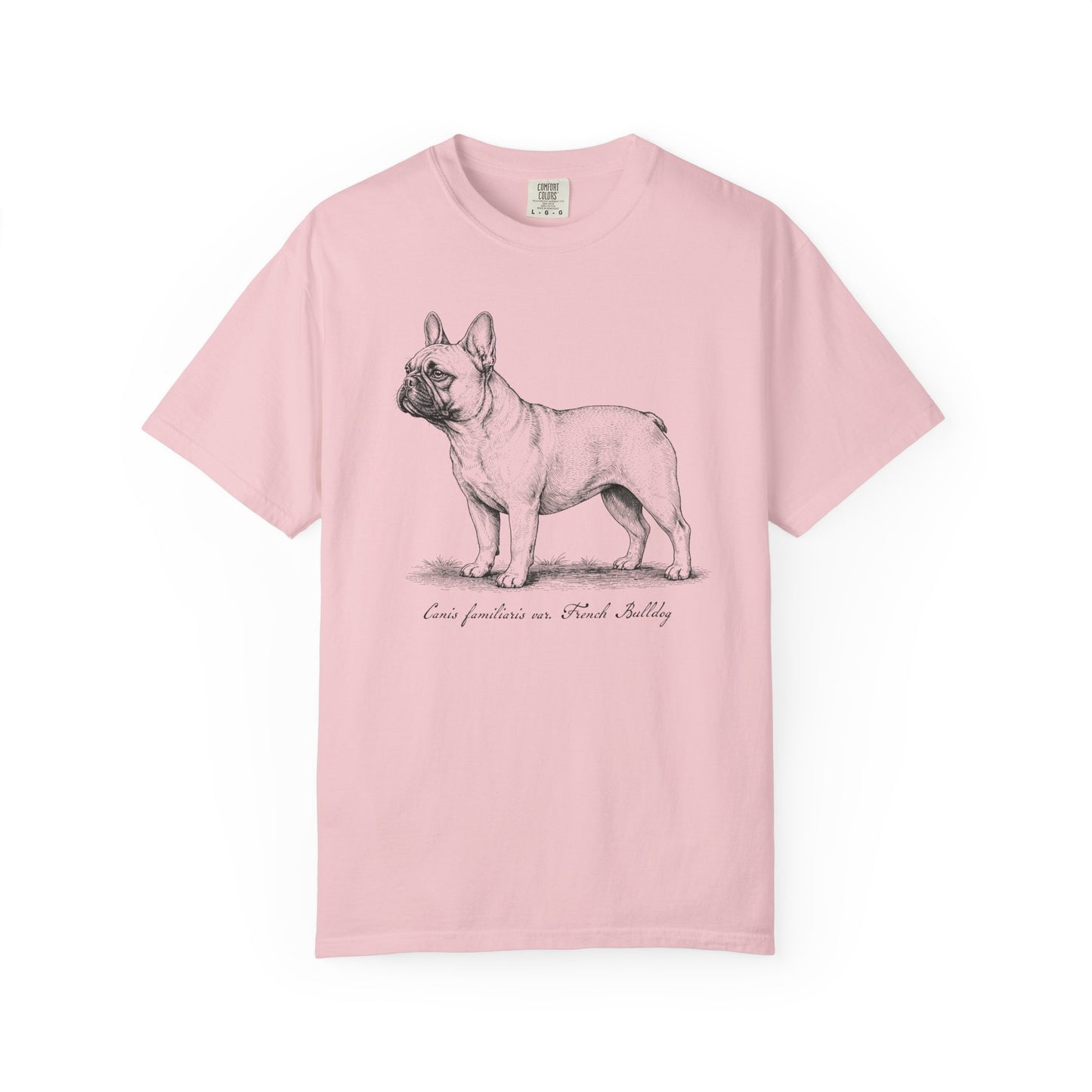 Naturalist’s Notes French Bulldog T-Shirt in Blossom from When Dogs Fly