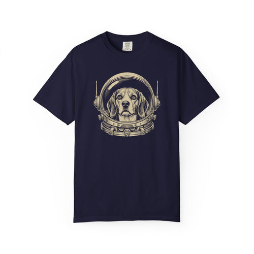Astronaut Beagle T-Shirt in True Navy from When Dogs Fly