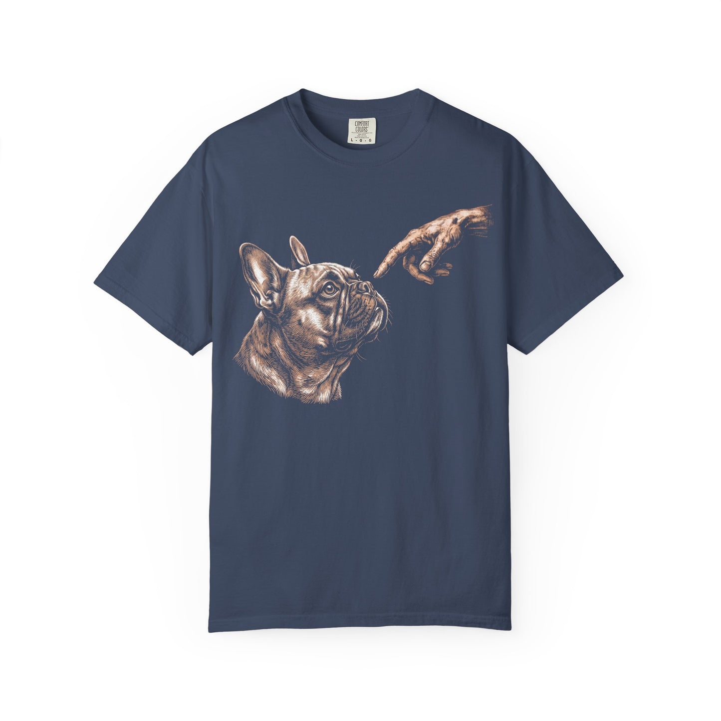 The Big Boop French Bulldog T-Shirt in Midnight from When Dogs Fly