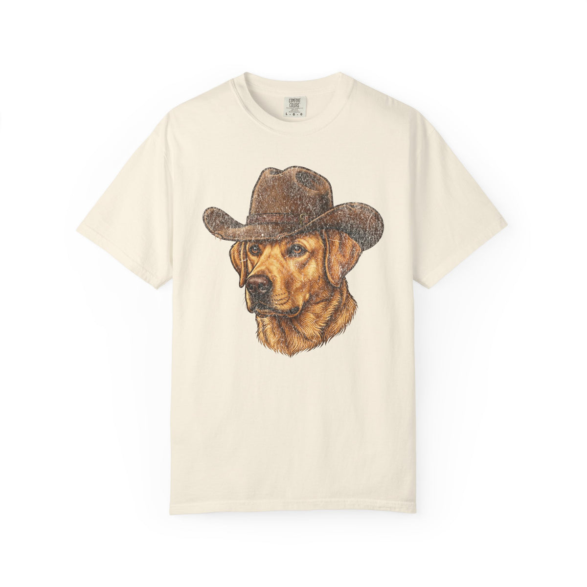 Howdy Labrador Retriever T-Shirt in Ivory from When Dogs Fly