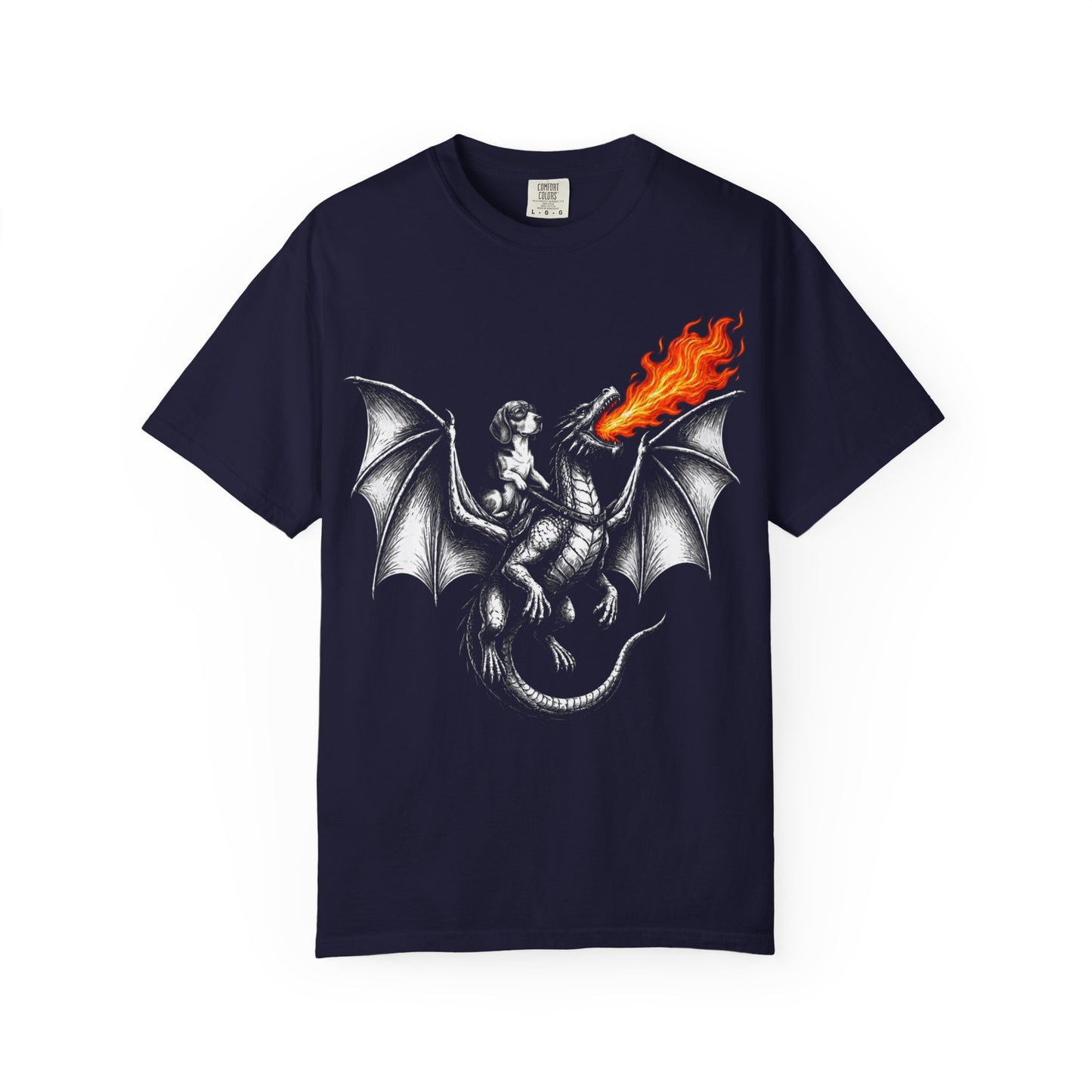 Dragon Riding Beagle T-Shirt