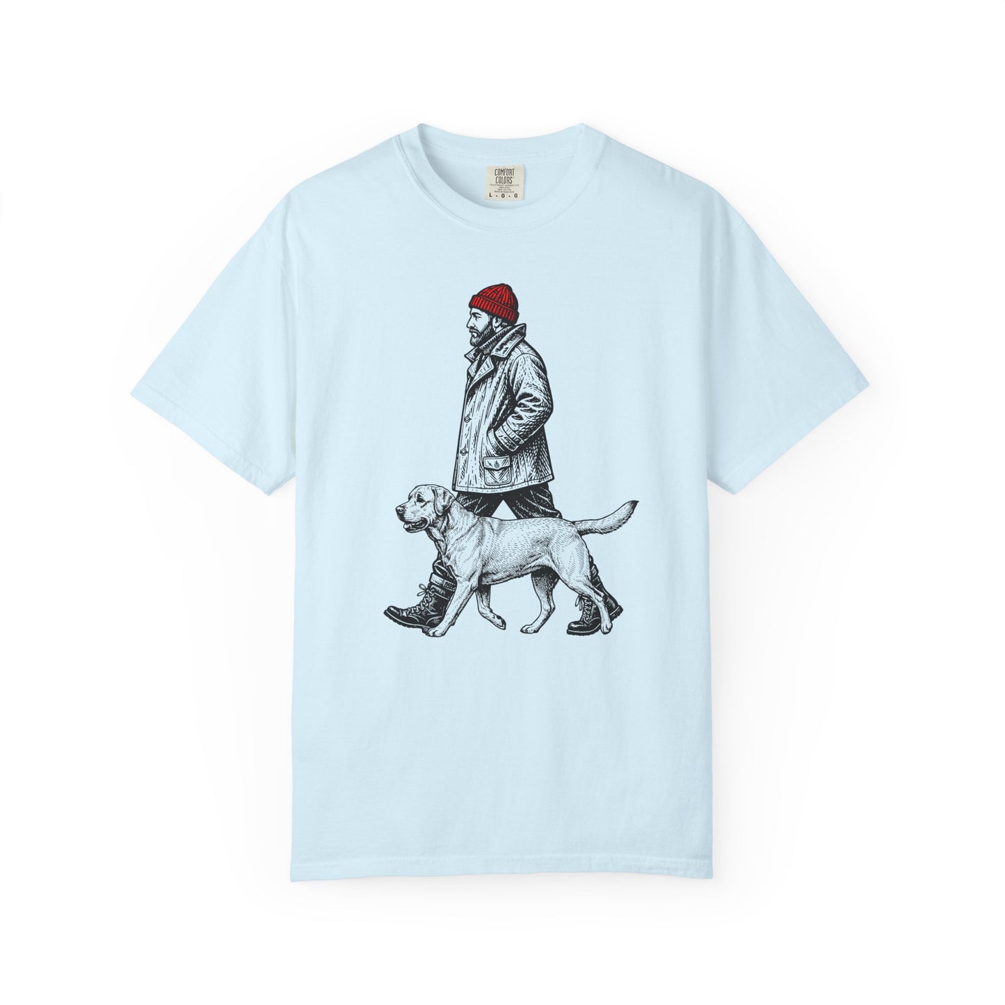 Good Company Vintage Labrador Retriever T-Shirt in Chambray from When Dogs Fly