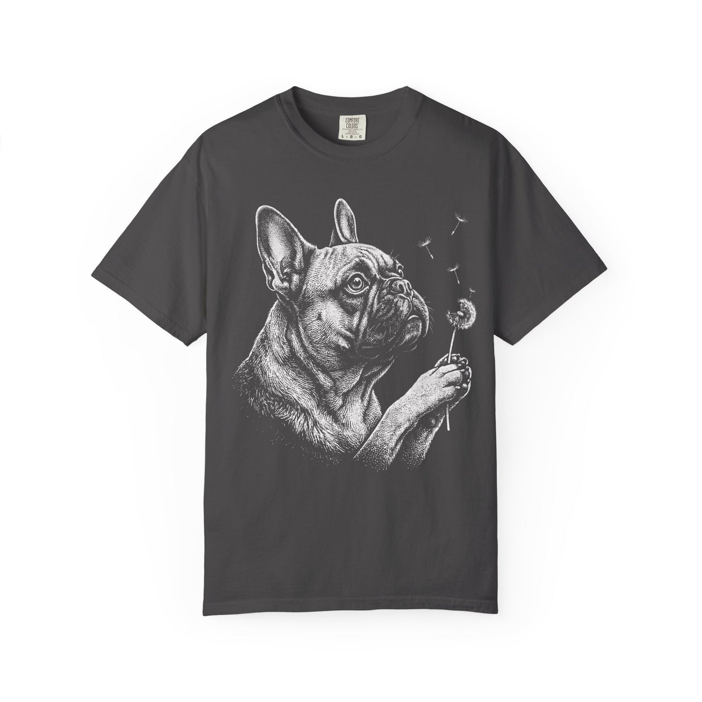 French Bulldog Dandelion Seeds T-Shirt