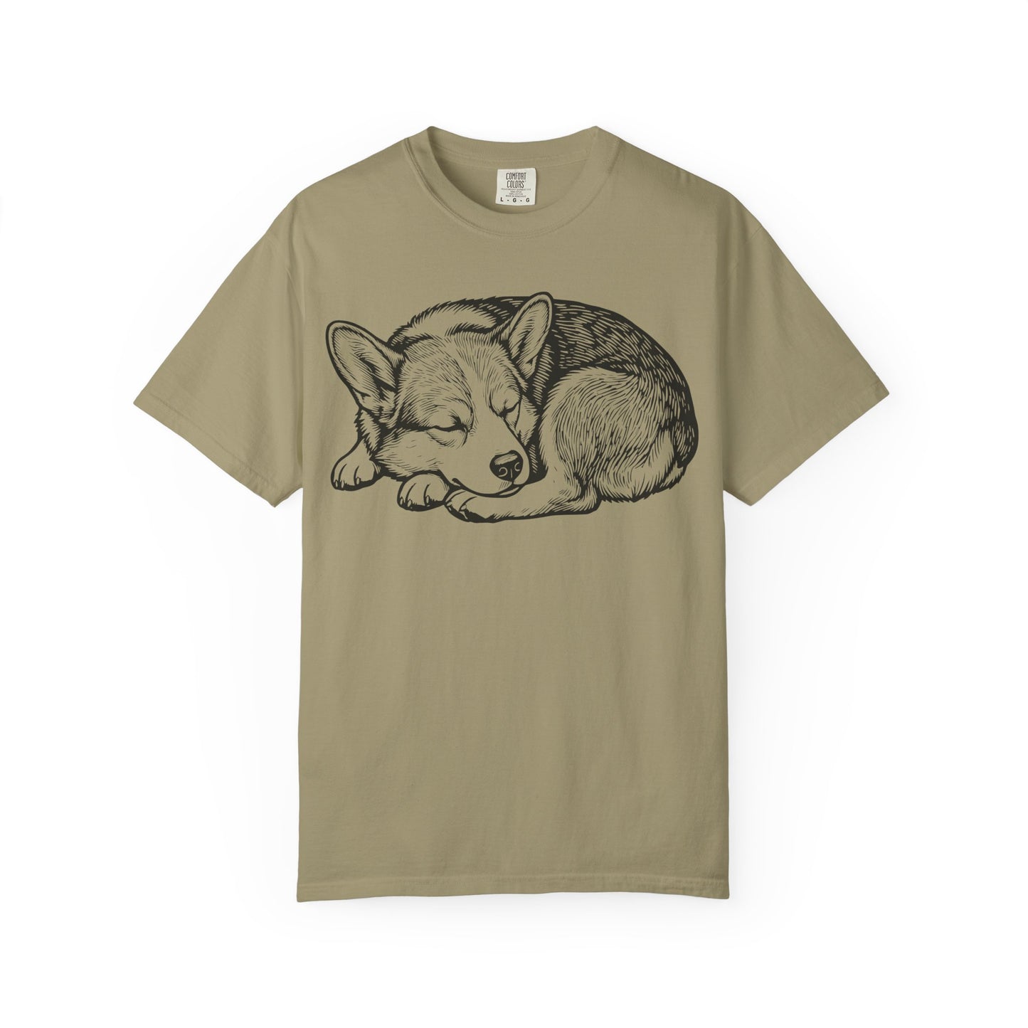 Cozy Nap Time Corgi T-Shirt from When Dogs Fly