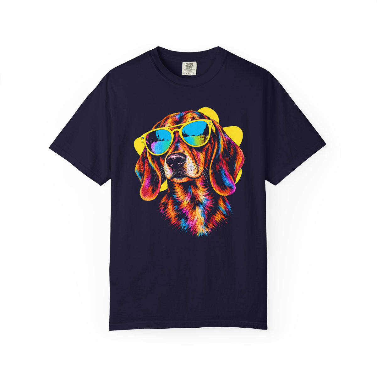 Pawsitively Stylish Dachshund T-Shirt in True Navy from When Dogs Fly