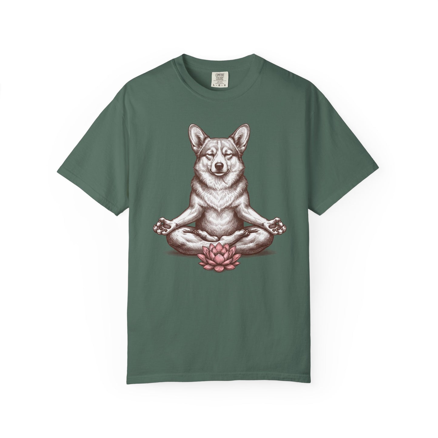 Corgi State of Mind T-Shirt in Blue Spruce from When Dogs Fly