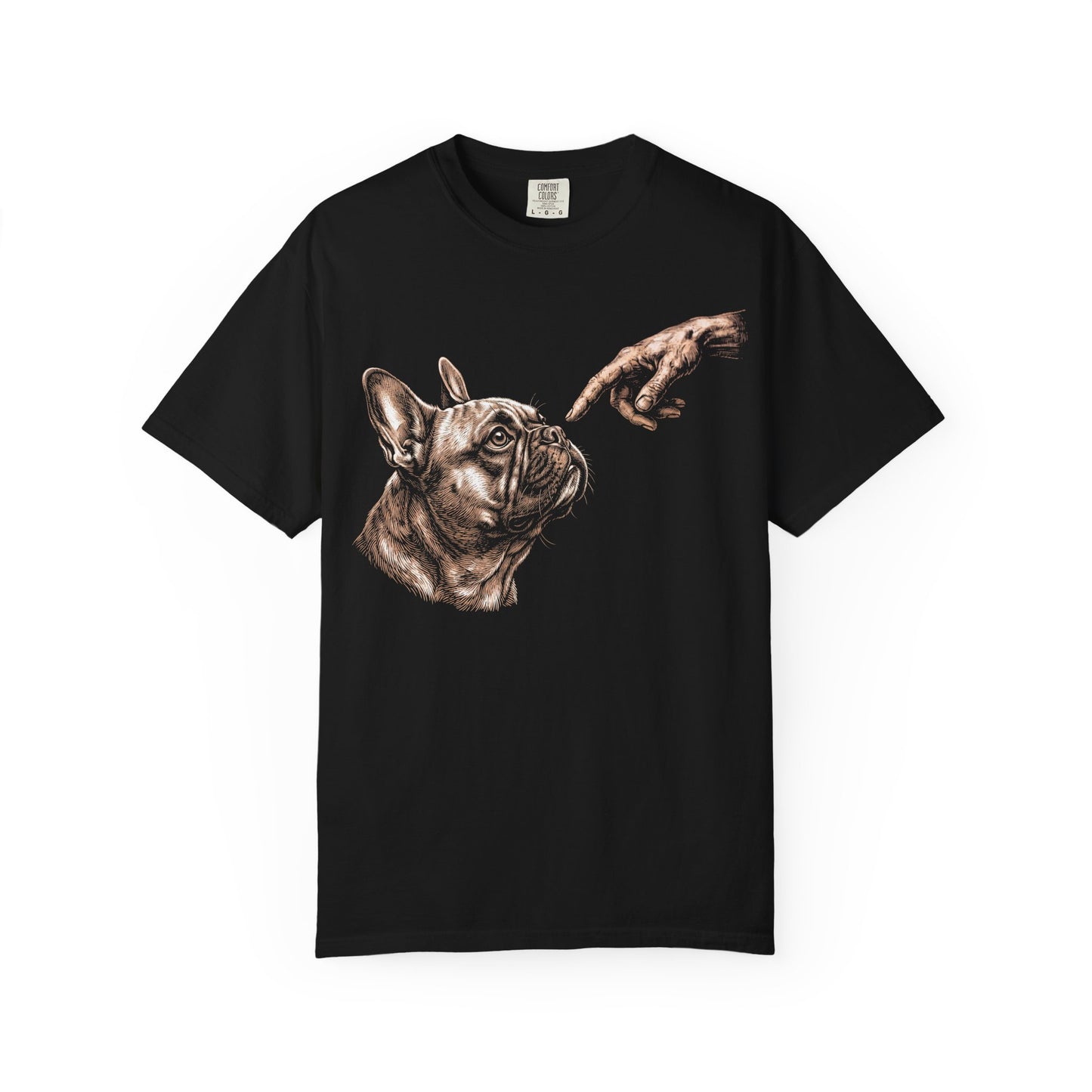 The Big Boop French Bulldog T-Shirt in Black from When Dogs Fly