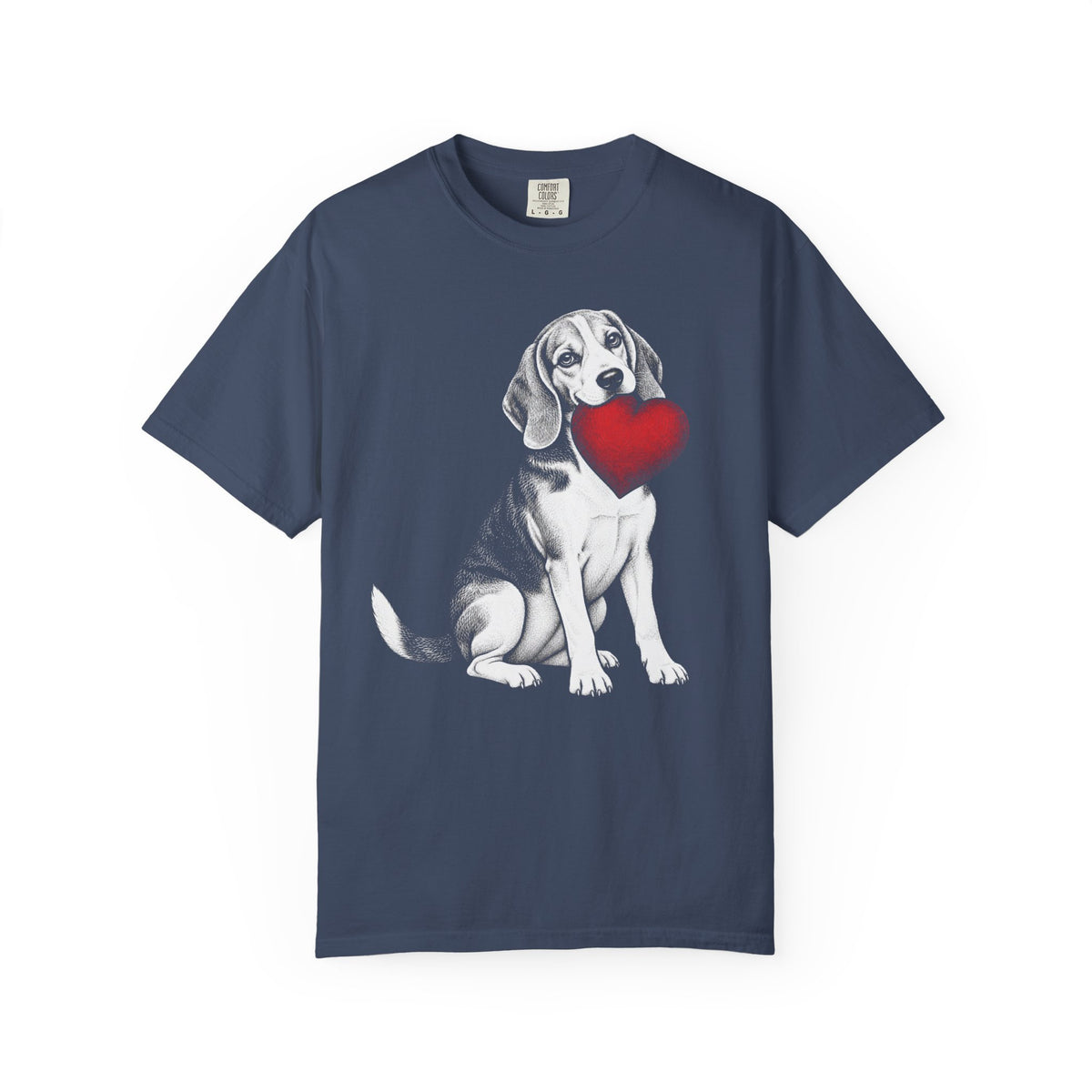 Beagle Stole My Heart T-Shirt in Midnight from When Dogs Fly