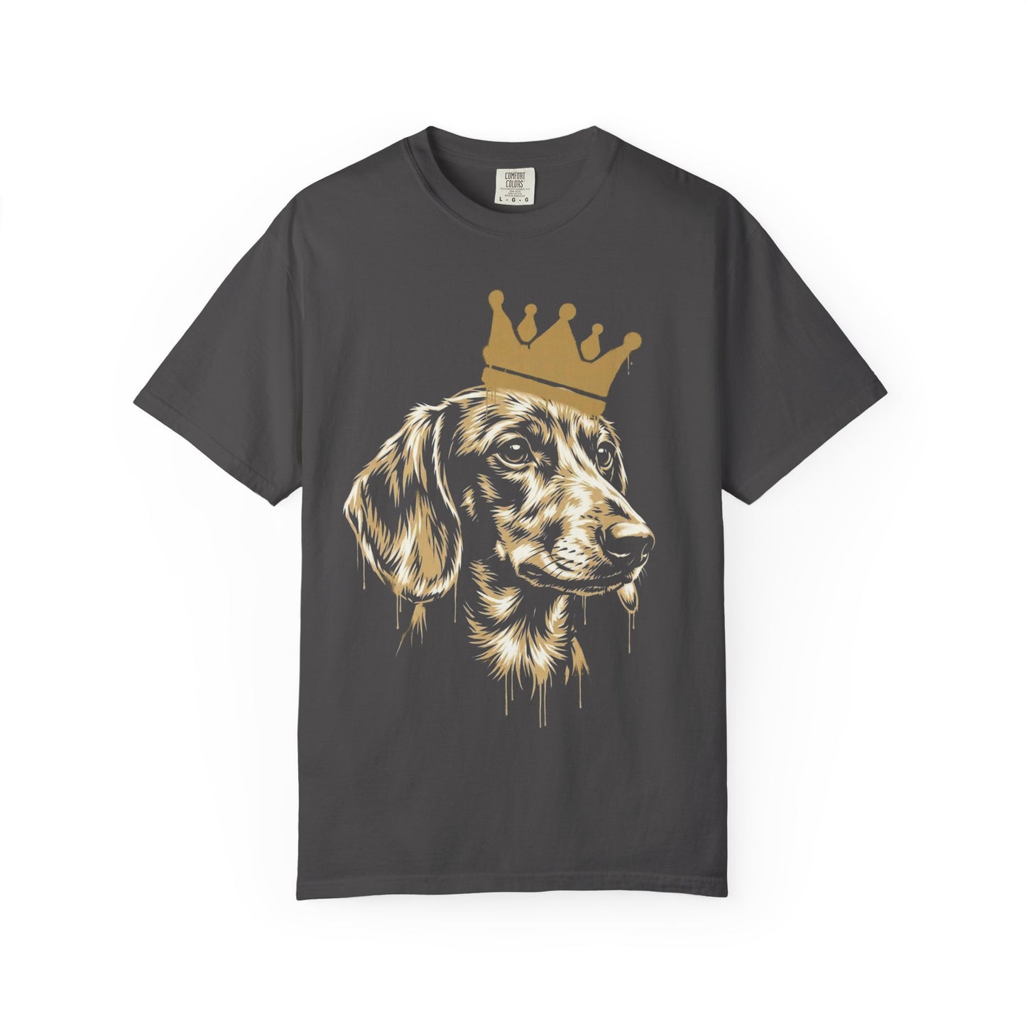 Long Live the Dachshund T-Shirt in Graphite from When Dogs Fly