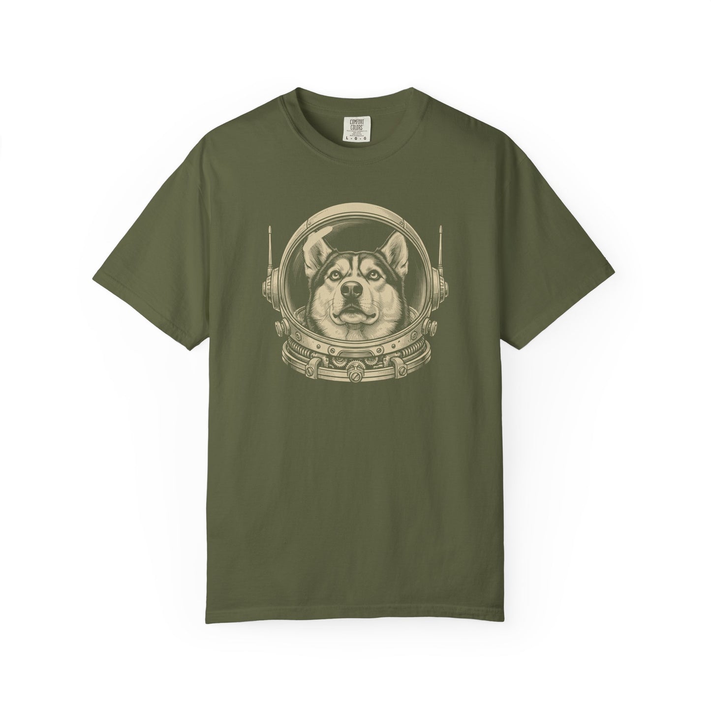 Astronaut Siberian Husky T-Shirt