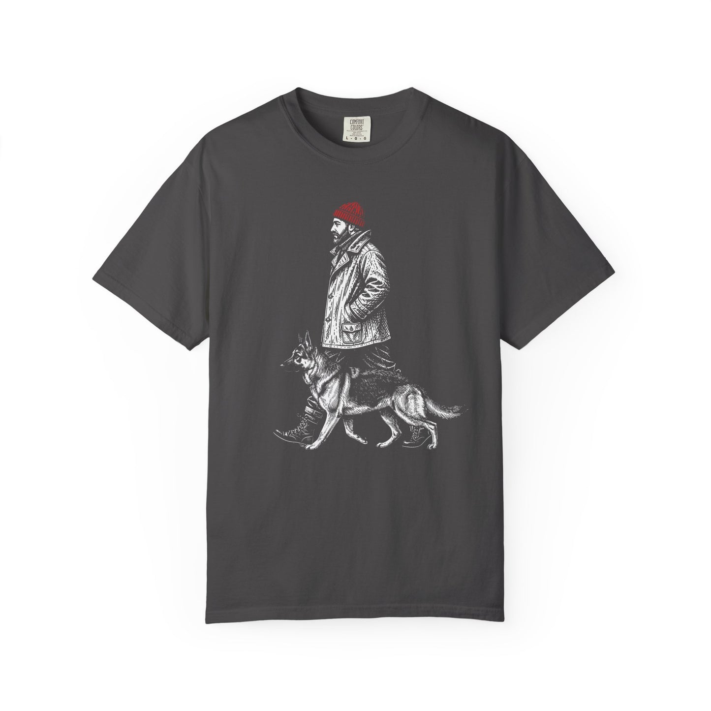 Good Company Vintage German Shepherd T-Shirt in Graphite from When Dogs Fly