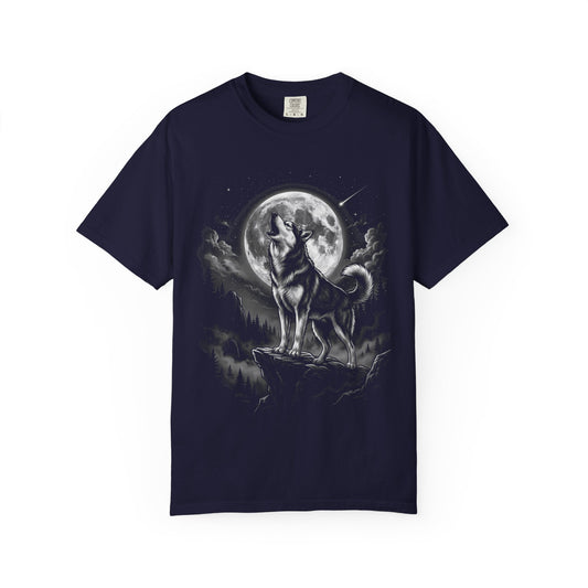 Born to Howl Siberian Husky T-Shirt in True Navy from When Dogs Fly