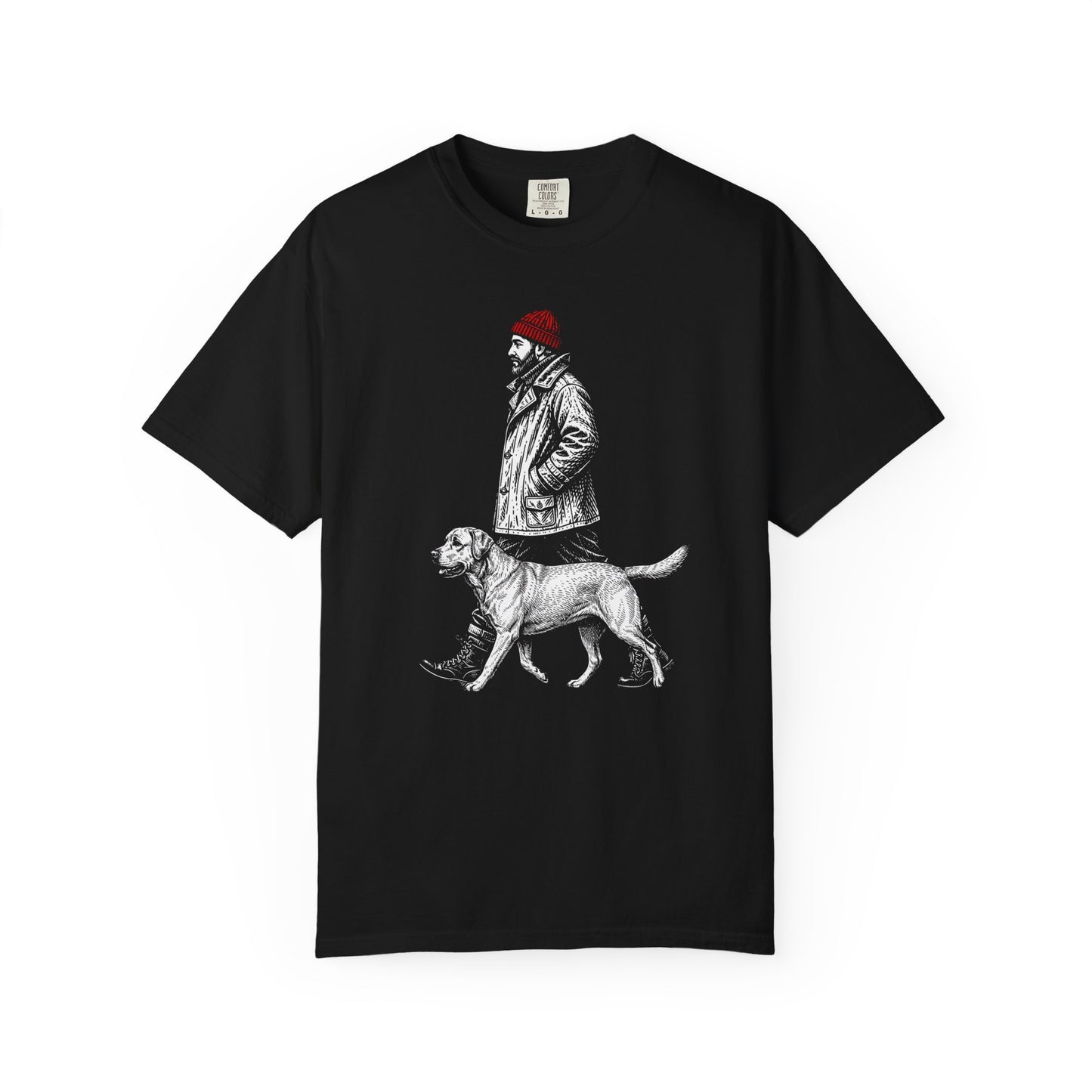 Good Company Vintage Labrador Retriever T-Shirt in Black from When Dogs Fly