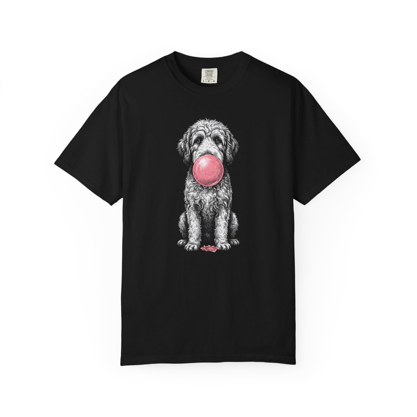 Bubblegum Labradoodle T-Shirt from When Dogs Fly