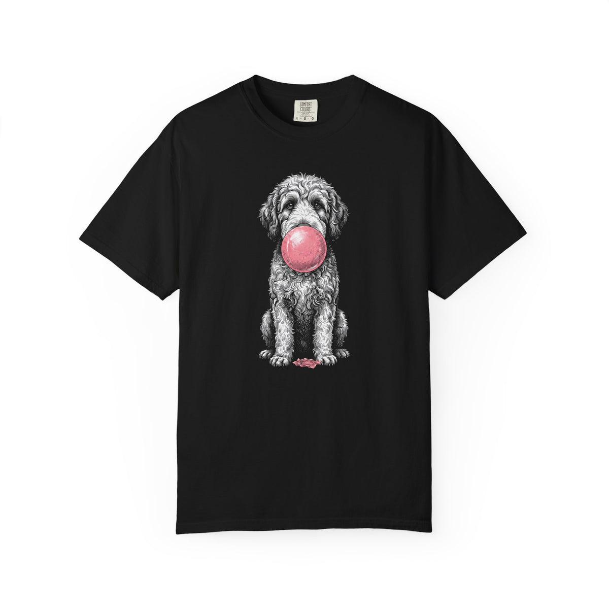 Bubblegum Labradoodle T-Shirt from When Dogs Fly