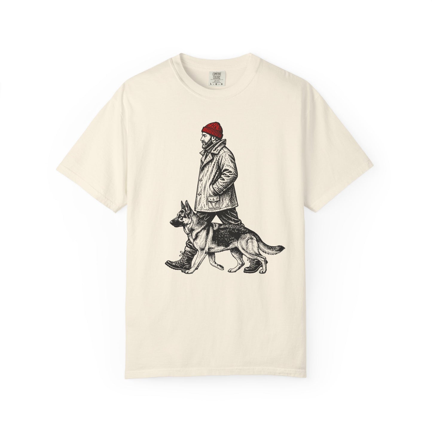 Good Company Vintage German Shepherd T-Shirt in Ivory from When Dogs Fly