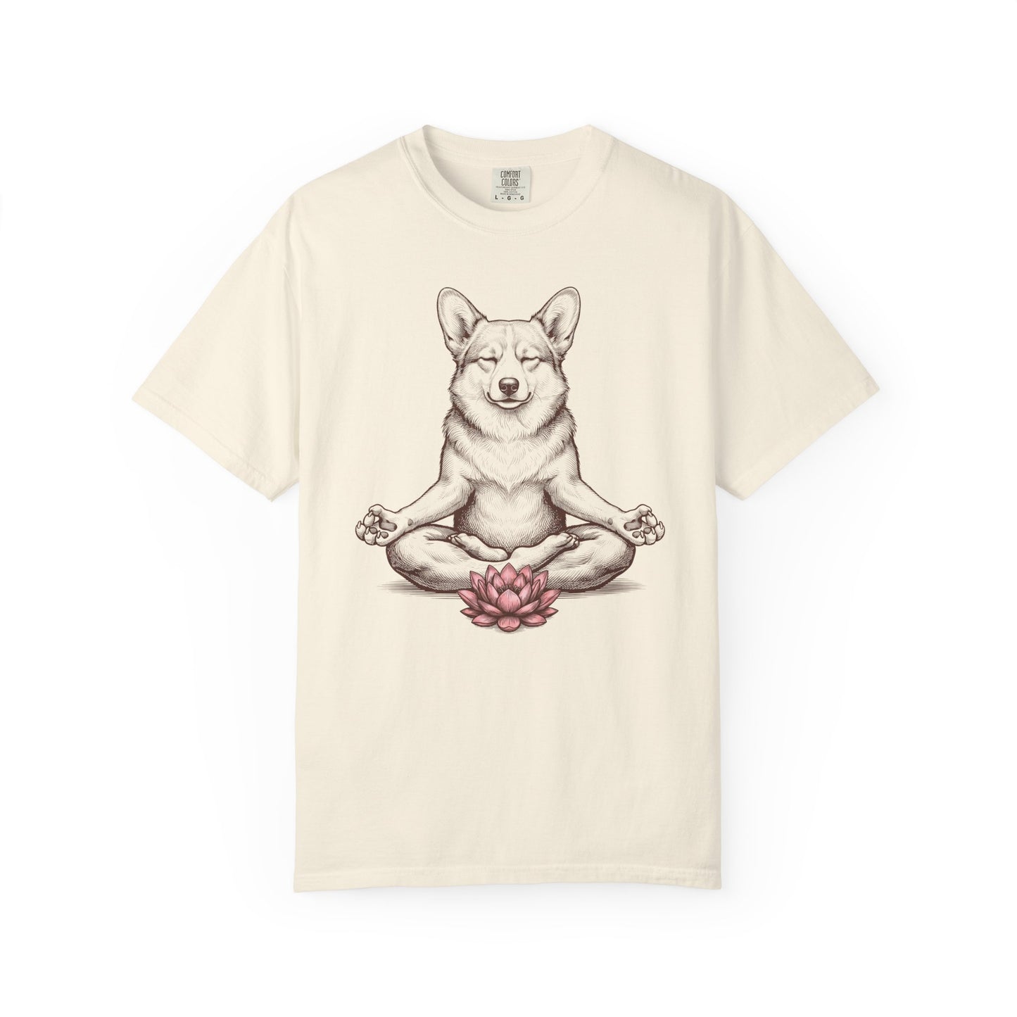 Corgi State of Mind T-Shirt in Ivory from When Dogs Fly