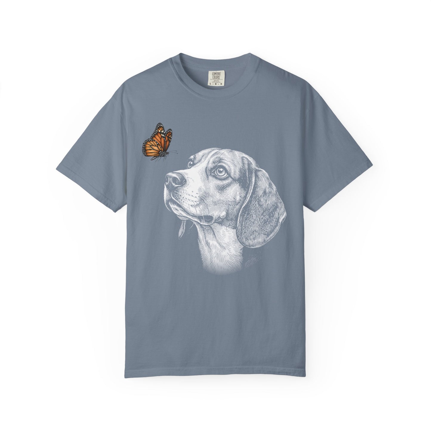 Hello Butterfly Beagle T-Shirt