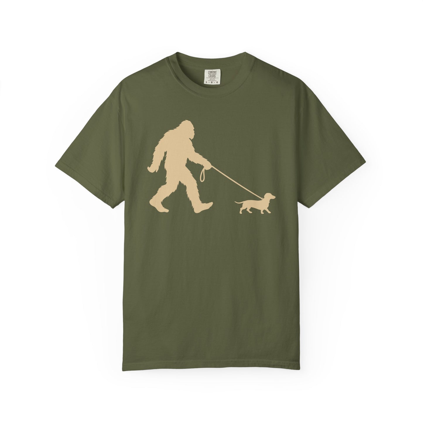 Bigfoot's Dachshund T-Shirt in Hemp from When Dogs Fly
