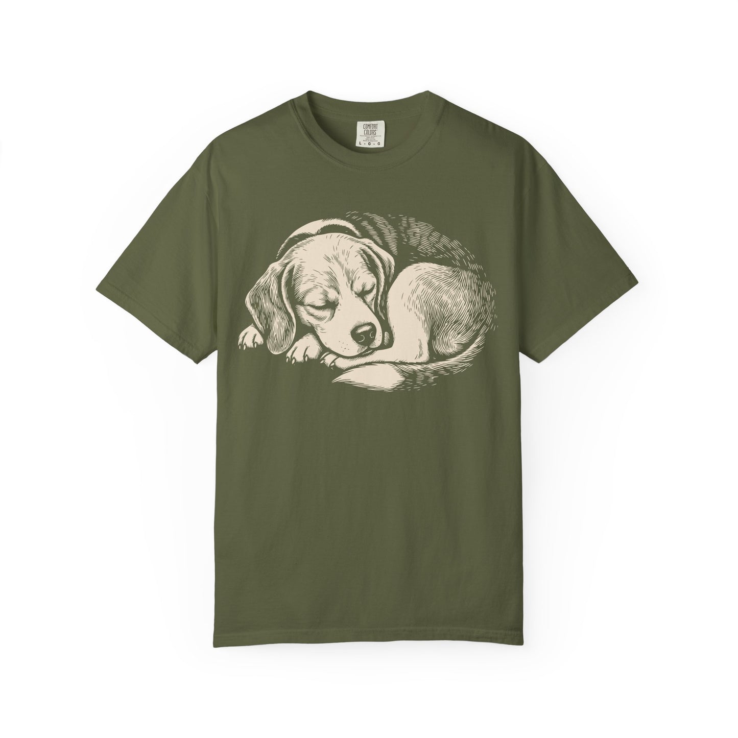 Cozy Nap Time Beagle T-Shirt from When Dogs Fly