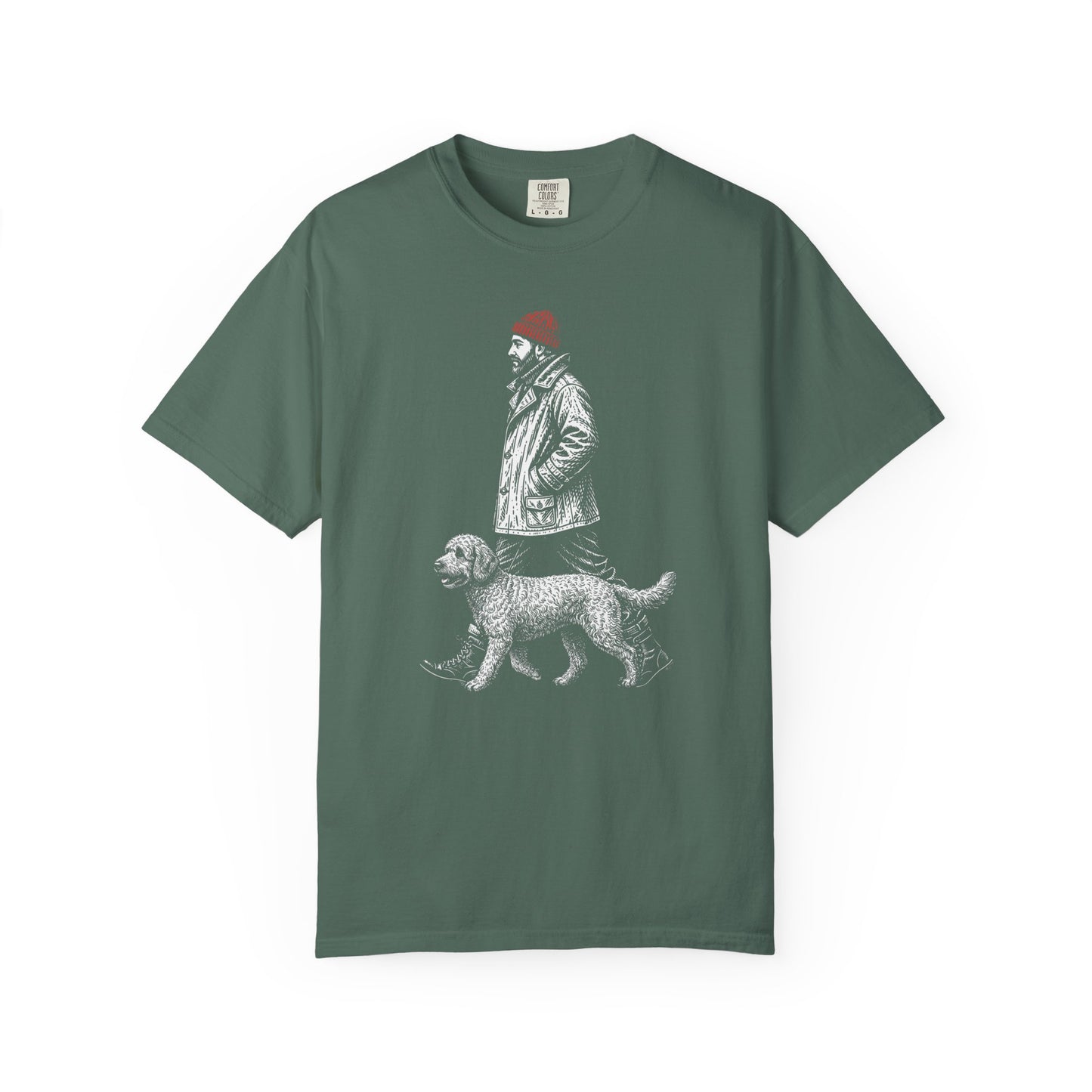 Good Company Vintage Labradoodle T-Shirt in Blue Spruce from When Dogs Fly