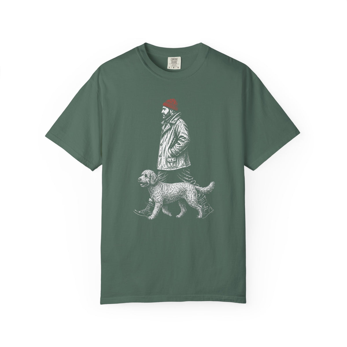 Good Company Vintage Labradoodle T-Shirt in Blue Spruce from When Dogs Fly