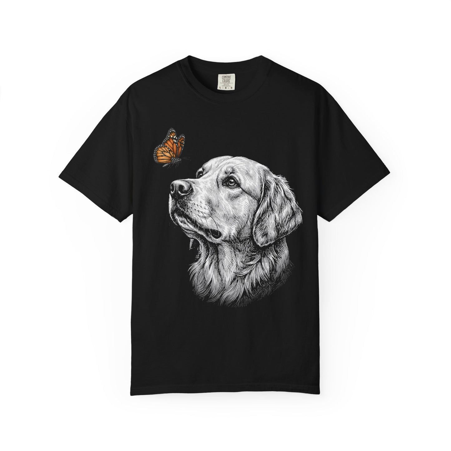 Hello Butterfly Golden Retriever T-Shirt